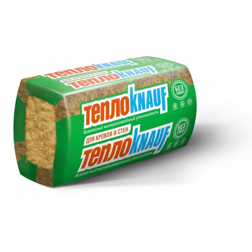 Тепло KNAUF для Коттеджа Плита TS 037 Aquastatic 0,61м3 (плиты 1250х610х50мм 16 шт) 12,2м2