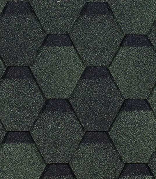 Гибкая черепица Docke PIE EURASIA Шестигранник