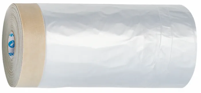 STORCH Укрывная плёнка с белой клейкой лентой, для маскировки в помещении 140см х 33м