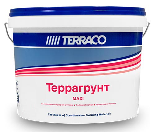 Terragrunt Maxi Универсальный проникающий грунт для фасадных и внутренних работ