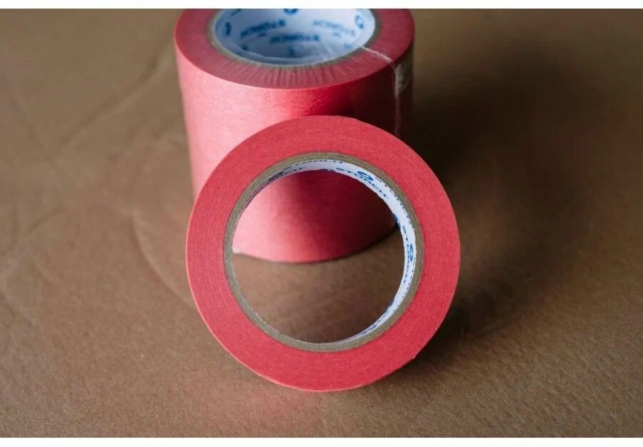 STORCH Лента малярная, прочная рис бумага, красная, термостойкость 90°C, 38мм х 50м (6/24)