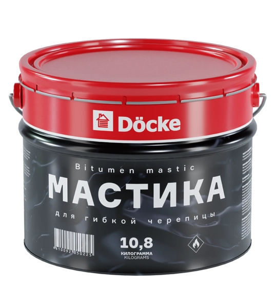 Мастика Docke для гибкой черепицы 10,8 кг