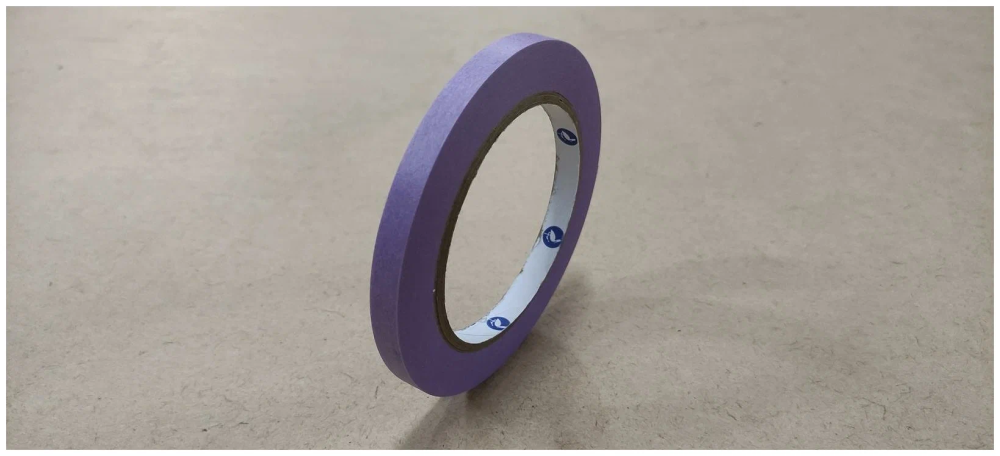 STORCH Лента малярная, тонкая рис бумага, фиолетовая, термостойкость 85°C, 9мм х 50м (1/40)