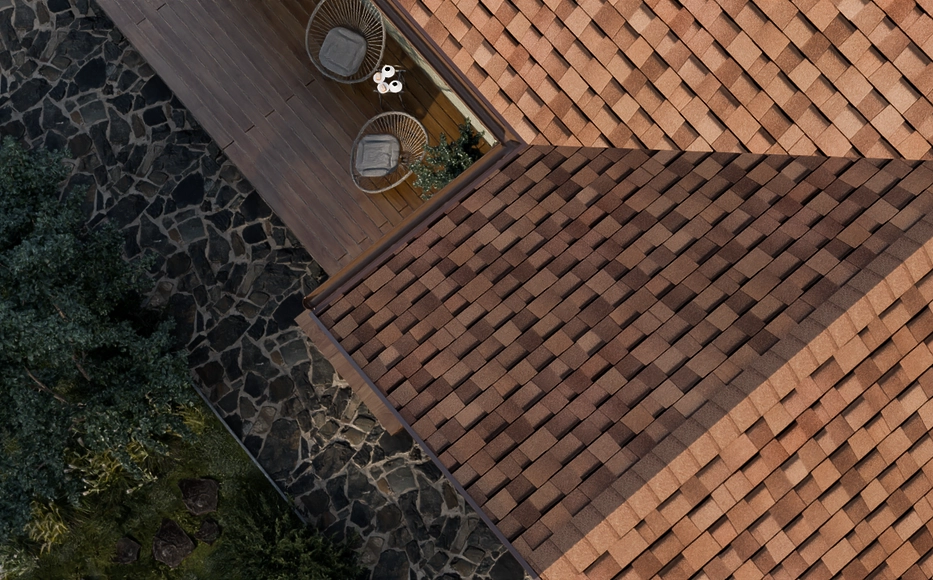 Ламинированная черепица Docke PIE DRAGON Premium