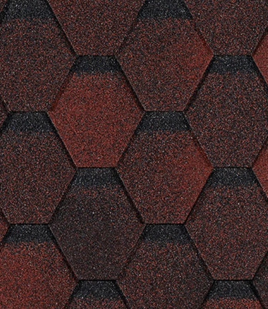 Гибкая черепица Docke PIE EURASIA Шестигранник