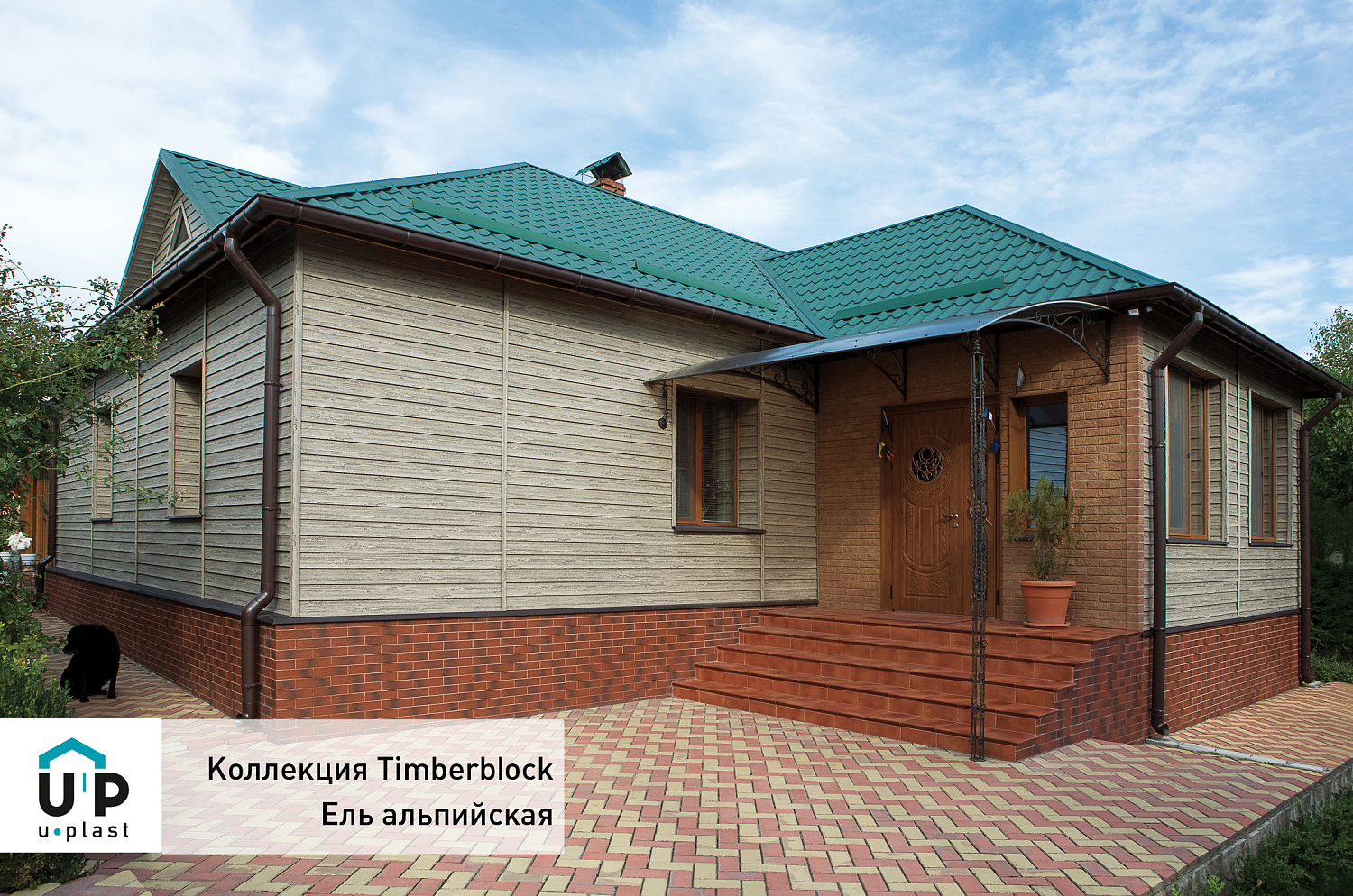 Сайдинг U-plast Тимберблок Ель