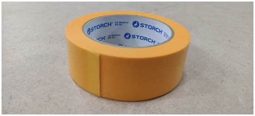 STORCH Лента малярная, тонкая рис бумага, золотая, термостойкость 100°С, 38мм х 50м (10/40)